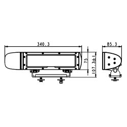 BULLPRO Led Brytelys med Varme VENSTRE