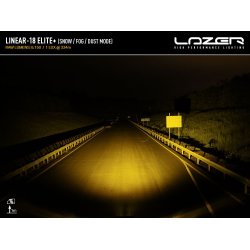 Lazer LINEAR 18 ELITE+ Gult og hvitt lys i samme lampe