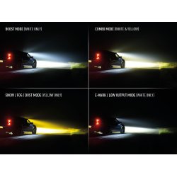 Lazer LINEAR 18 ELITE+ Gult og hvitt lys i samme lampe