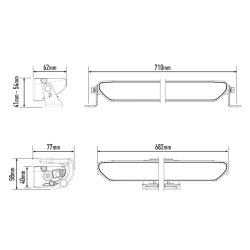 Lazer LINEAR 24 FLOOD Led Arbeidslys