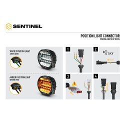Lazer SENTINEL "HIGHLINE" GEN 2 med parklys - Led Ekstralys