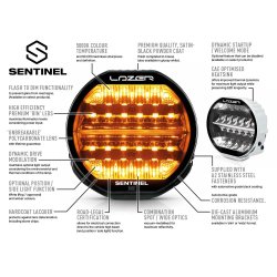 Lazer SENTINEL "HIGHLINE" GEN 2 med blits - Led Ekstralys