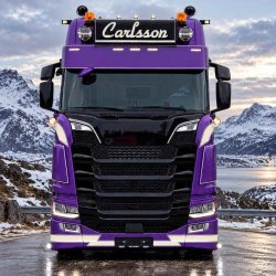 PGTech Monteringskit for reklamelyskasse SCANIA NG S/R