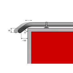 Qpax T- Rack Maxi for hundeskap WT- Metall til Isuzu D- Max 2014-
