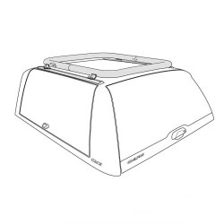 Qpax T- RACK MAXI til  VW Amarok med Alpha CMX hardtop