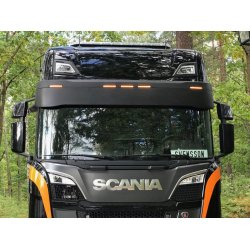 BRED Solskjerm for Scania New Generation for integrert ledbar