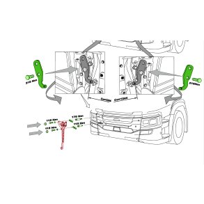 Komplett skruesats for A24-1 og A24-2