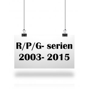 R- G- P SERIE 2003- 2016